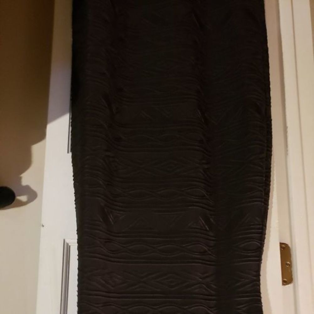 SHAPEFX Fitted Black Long ribbed‎ dress,Simple, Shaping & Stunning. Size 8 NEW - Picture 5 of 16